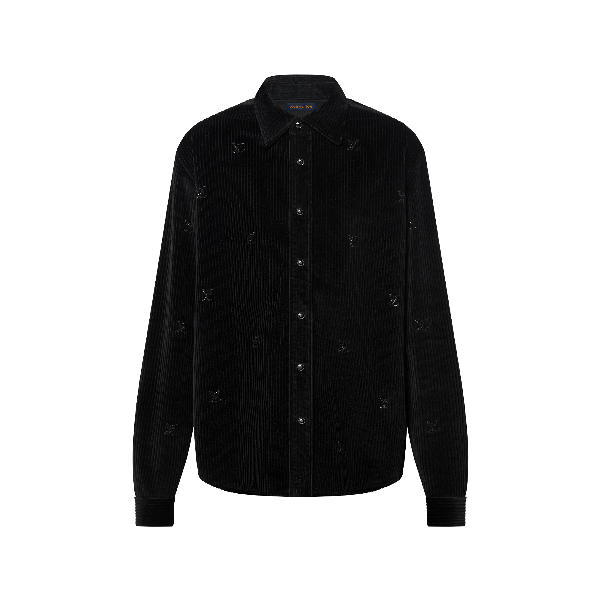 Camisa de Manga Longa com Botões em Veludo Cotelê - Ready-to-Wear